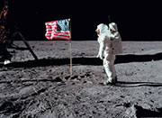 Mand på Månen Foto: NASA